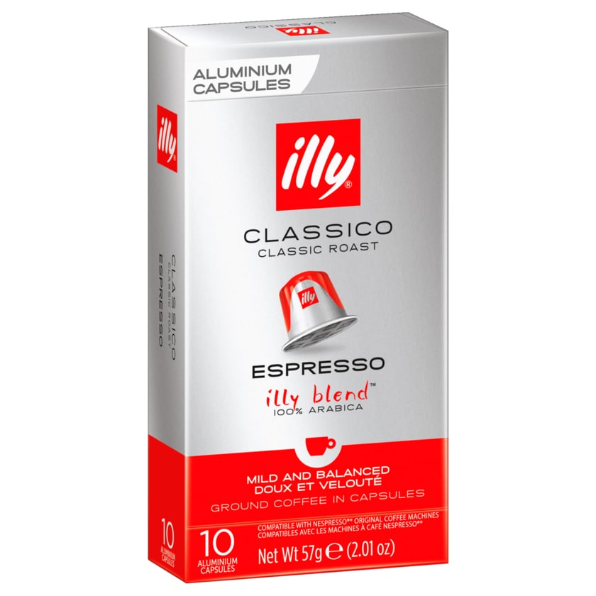 Illy Classico Espresso 57g, 10 Kapseln